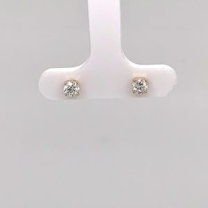 Solitaire Stud Earring